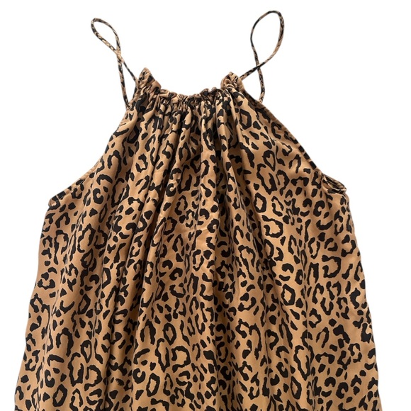 Unsubscribed 100% silk cheetah print Maxi Dress, Size XS nwt - Picture 2 of 5